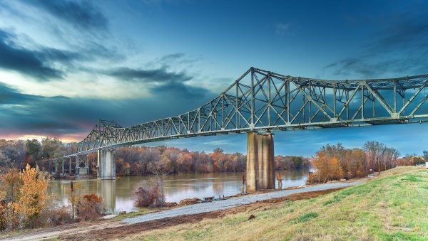 01 11 18 19 The Last Night For The Old Clarendon Bridge - Professional 2020 Stone Bank 2 photography by Paul Caldwell